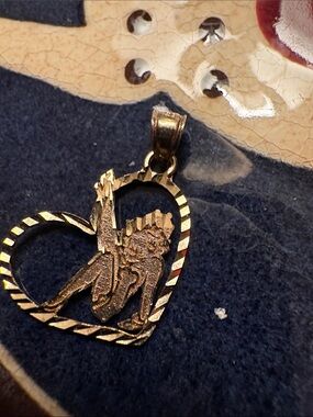 14k gold Betty Boop  pendant